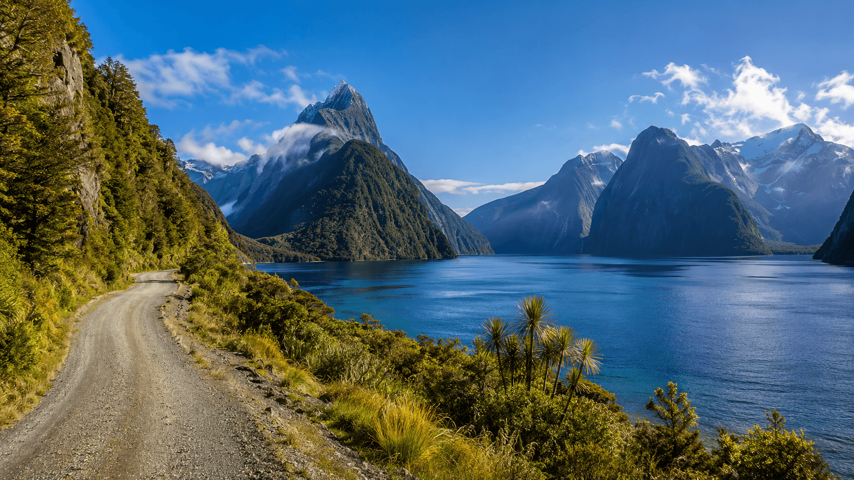 Milford Sound in Nieuw-Zeeland